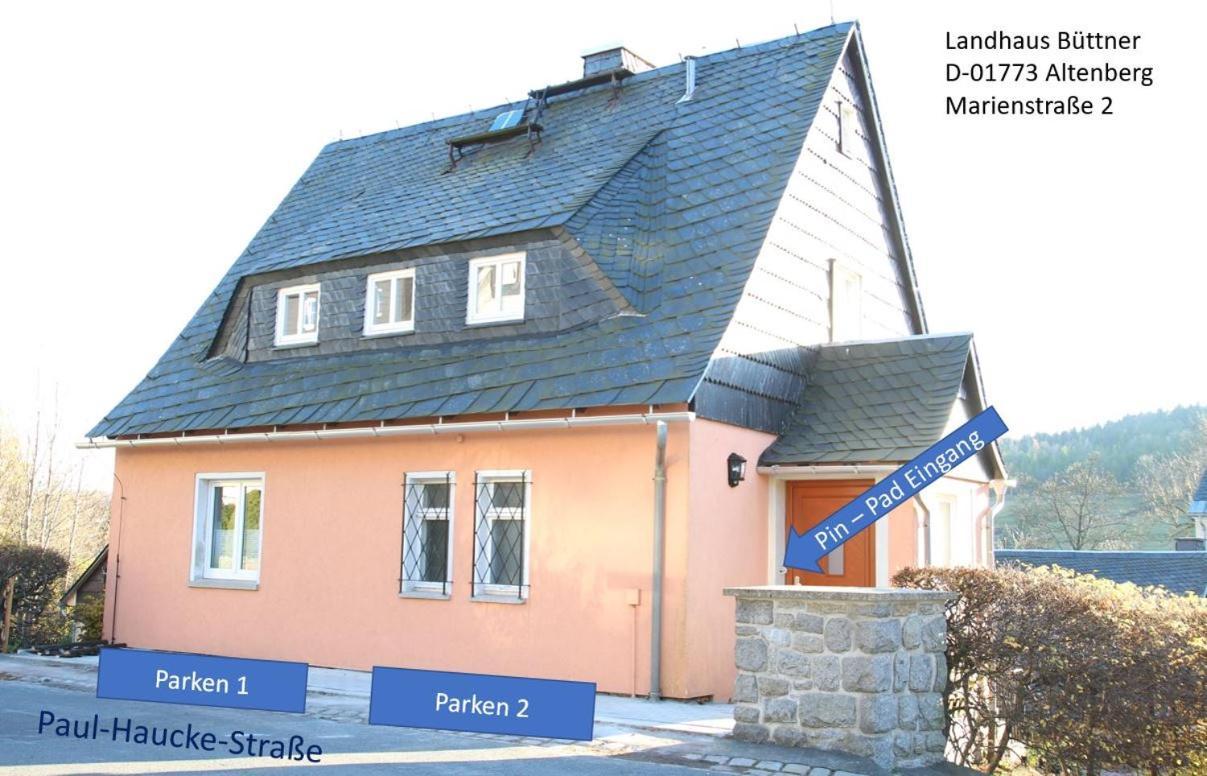Landhaus Buettner Altenberg  Exteriér fotografie